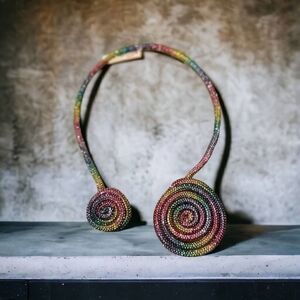 Amrita Singh Austrian Crystal Swirl Collar Necklace